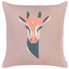 Beliani Rinkinys 2 CANDELABRA dekoratyvinės pagalvės 45 x 45 cm Rožinė Animal raštas
