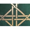 Shumee Beliani Rinkinys 2 pagalvėlės CASSIA 45 x 45 cm tamsiai žalias geometrinis raštas