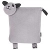 Beliani Rinkinys 2 poduszek dekoracyjnych SHADOOR Medvilnė 35 x 35 cm Pilka Panda