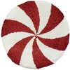 Beliani Rinkinys 2 poduszek dekoracyjnych SWIRL CANDY Boucle 40 x 40 cm Raudona