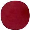Beliani Rinkinys 2 poduszek dekoracyjnych SWIRL CANDY Boucle 40 x 40 cm Raudona