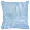 Beliani Rinkinys 2 dekoratyvinės pagalvės MILLET Velvetas 43 x 43 cm Mėlyna Geometrinis raštas