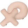 Beliani Rinkinys 2 HESPERIS Boucle Pastelinis dekoratyvinės pagalvės Rose Solid