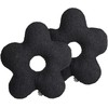 Beliani Rinkinys 2 dekoratyvinės pagalvės CAMPONULA Boucle 40 x 40 cm Juodas Unity