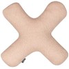 Beliani Rinkinys 2 HESPERIS Boucle Pastelinis dekoratyvinės pagalvės Rose Solid