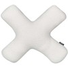 Beliani Rinkinys 2 HESPERIS Boucle Cushions beveik baltos spalvos kietas