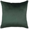 Beliani Rinkinys 2 dekoratyvinės pagalvės ASTILBE Velvet 45 x 45 cm Tamsiai žalias augalų raštas