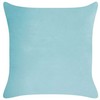 Beliani Rinkinys 2 dekoratyvinės pagalvės ALLIUM Velvet 45 x 45 cm Mėlyna Striped