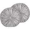 Beliani Rinkinys 2 dekoratyvinės pagalvės UDALA Velvet 40 x 40 cm Ball Solid