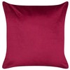 Beliani Rinkinys 2 Dekoratyvinės pagalvės GOLDSPRUCE Velvet 45 x 45 cm Raudona Kalėdų raštas