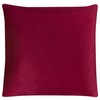 Shumee Beliani Rinkinys 2 dekoratyvinės pagalvės PINUS Velvet 45 x 45 cm Raudona Geometrinis raštas