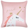 Beliani Rinkinys 2 dekoratyvinės pagalvės UNIOLA Velvet 45 x 45 cm Rožinė