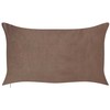 Beliani Rinkinys 2 poduszek dekoracyjnych CRODYLINE Welur 35 x 60 cm Ruda W paski