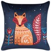 Beliani Rinkinys 2 poduszek dekoracyjnych FIRESPIKE Welur 45 x 45 cm Tamsiai mėlyna