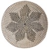 Beliani Rinkinys 3 pakabinamos dekoracijos CANTHO Seagrass 40/35/20 cm Juodas