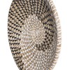 Beliani Rinkinys 3 pakabinamos dekoracijos CANTHO Seagrass 40/35/20 cm Juodas