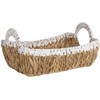 Beliani Rinkinys 3 Baskets CAMPHA Braided Natural