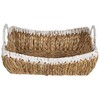Beliani Rinkinys 3 Baskets CAMPHA Braided Natural