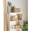 Beliani Rinkinys 3 Baskets HANOI Braided Natural