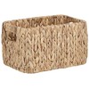 Beliani Rinkinys 3 Baskets HANOI Braided Natural