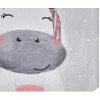 Beliani 3 vaizdų rinkinys ant drobės gyvūnams 30 x 30 cm pilkai rožinės TIMIA