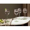 Beliani Rinkinys 4 kieliszków do wina DIOPSIDE 360 ml Rožinė