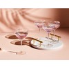 Beliani Rinkinys 4 pucharków do szampana MORGANITE 300 ml Permatomas