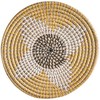 Beliani Rinkinys sienų dekoracija BACNINH Jūros žolė 46/35/30 cm Spalvinga