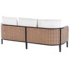 Beliani 3-vietė sodo sofa balkšva MONTEFALCO Lumarko!
