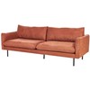 Sofa Beliani 5 vietų svetainės baldų komplektas VINTERBRO, šenilinis, auksinio ruda spalva su otomane