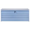 Beliani Garden Box CEBROSA Metalinis 165 cm 70 cm Mėlyna
