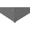 Beliani Sodo dėžė CEBROSA 100 cm 62 cm pilka