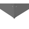 Beliani Sodo dėžė CEBROSA 100 cm 62 cm pilka