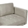 Beliani 2 vietų sofa NURMO, rudai pilka