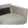 Beliani 2 vietų sofa NURMO, rudai pilka
