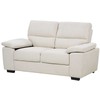 Beliani 2 vietų sofa VOGAR šviesiai smėlio spalvos