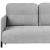 Beliani Dvivietė sofa LAHTI pilka