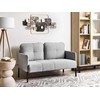 Beliani Dvivietė sofa LAHTI pilka