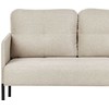 Beliani Dvivietė sofa LAHTI šviesiai smėlio spalvos