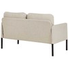 Beliani Dvivietė sofa LAHTI šviesiai smėlio spalvos