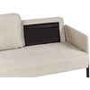 Beliani Dvivietė sofa LAHTI šviesiai smėlio spalvos