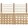 Sofa Beliani Sodo suoliukas su pagalve PRATELLO 122 cm, technorotangas, natūrali spalva