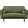 Beliani Dvivietė sofa NURMO tamsiai žalia