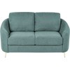 Beliani Dvivietė sofa TROSA žalia