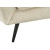 Beliani 3 vietų sofa LENVIK, buklė audinys, balta