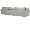 Beliani 3 vietų sofa SIGTUNA šviesiai pilka