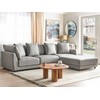 Beliani 3 vietų sofa SIGTUNA šviesiai pilka