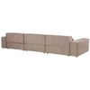 Beliani Trijų vietų modulinė sofa HELLNAR, šviesiai ruda