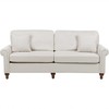 Beliani Trijų vietų sofa GINNERUP, šviesiai smėlinė