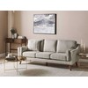 Beliani 3 vietų sofa LOKKA, smėlio spalvos